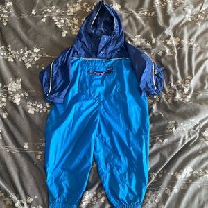 Patagonia (Toddler Large) Blue Rain Suit